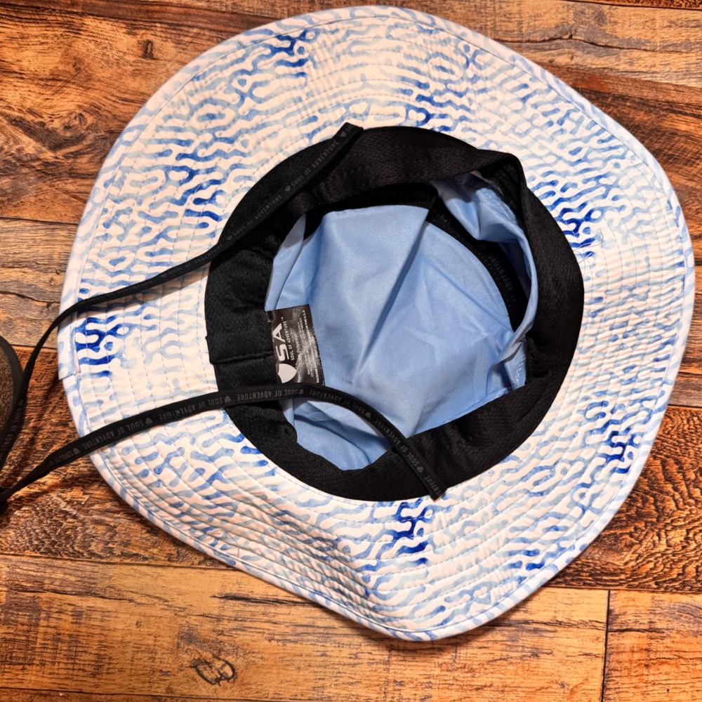 SA Soul‎ of Adventure Bucket Hat Light Blue Outdoor Sun Protection - Picture 3 of 4